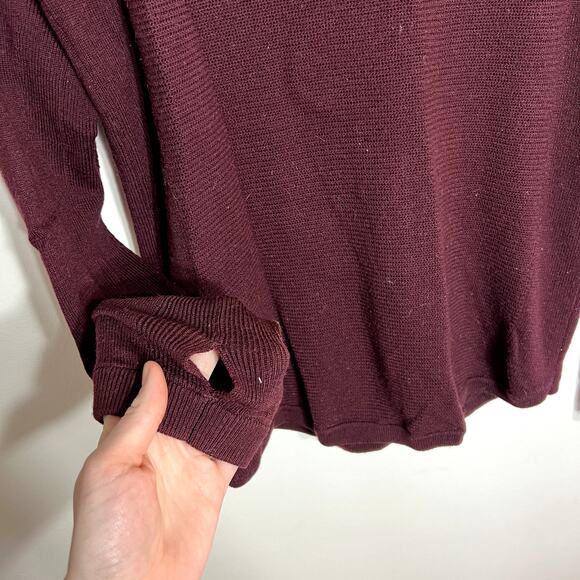 Lululemon Maroon Crew Neck Sweater - Picture 2 of 5